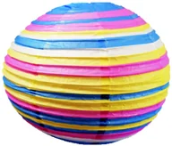 Lampy pozostałe - Candellux Kokon Kula Papierowa 50 Różowo-Niebieska/Linka 31-16051 - miniaturka - grafika 1