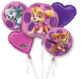 AMSCAN Bukiet balonów foliowych Psi Patrol - 1 kpl. 3911001 - Urodziny dziecka - miniaturka - grafika 2