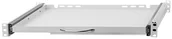 Akcesoria do szaf serwerowych - StalFlex Półka do szafy 19" pod klawiaturę i myszkę 350 mm 1U wysuwana szara RSR19-1U-350G-KM - miniaturka - grafika 1