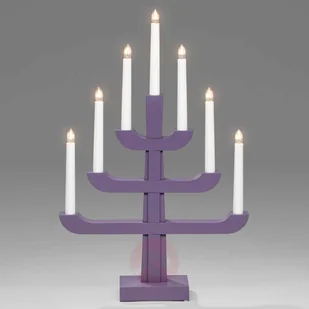 Konstsmide Świecznik Charis, fioletowy - Świeczniki - miniaturka - grafika 2