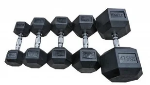 Bauer Fitness Hantla ogumowana HEX AC-1707 17,5 kg - Bauer Fitness Ba-AC-1707 - Hantle i ciężarki - miniaturka - grafika 2