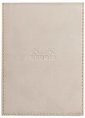 Notesy i bloczki - Rhodia Notatnik Rhodiarama z okładką, A6, z podszewką - beżowy 138205C - miniaturka - grafika 1