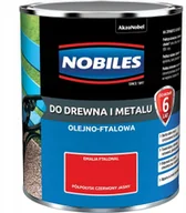 Farby zewnętrzne - Nobiles Ftalonal Farba Alkidowa Czerwony Jasny Pół - miniaturka - grafika 1