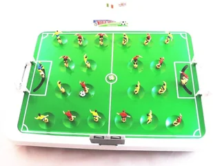 LUXMA ZESTAW DO GRY W PIŁKARZYKI NA SPRĘŻYNACH 6008 6008 - Zabawki i gry sportowe - miniaturka - grafika 5