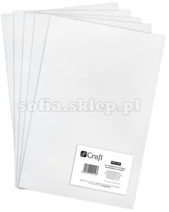DP CRAFT Filc poliestrowy A4, 5 szt. white (DPFC-001) - Dekoratorstwo - miniaturka - grafika 2