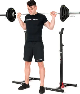 Marbo Sport Stojaki pod sztangę regulowane (2 sztuki) MH-S201 - 1007370 - Stojaki na hantle i obciążenia Marbo Sport Stojaki pod sztangę regulowane (2 sztuki) MH-S201 - 1007370 - Stojaki na hantle i obciążenia - miniaturka - grafika 1