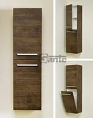 Szafki łazienkowe - Gante Regał łazienkowy wiszący z koszem 143/40 3 seria FOKUS AD FKS-AD-RW/K - miniaturka - grafika 1