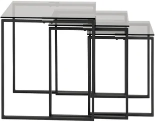 Actona Zestaw stolików Katrine szary - Ławy i stoliki kawowe - miniaturka - grafika 3