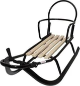 Sanki i ślizgacze - Matpol Sanki Kubuś 2 czarne 3873 - miniaturka - grafika 1