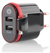 Ładowarki do telefonów - goGEN Ładowarka do sieci ACH202C 2xUSB 2,4A integrovaný Micro USB kabel ACH202C) - miniaturka - grafika 1