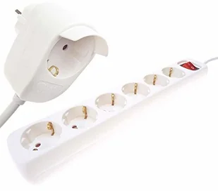 REV Listwa zasilająca Steckdosenleiste PowerSplit 6-fach2 m schwarz - 001269 - Listwy zasilające - miniaturka - grafika 2