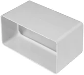 Rury i kanały wentylacyjne - Awenta Łącznik kanału wentylacyjnego Z ZAWOREM ZWROTNYM PROSTOKĄTNY KP55X110 - miniaturka - grafika 1