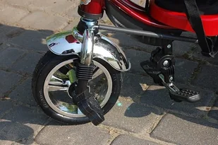 Super-Toys DE LUXE ST-KR-01-AIR-BRĄZOWY - Rowerki trójkołowe - miniaturka - grafika 8