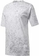 Koszulki sportowe damskie - Reebok LM Washed Cotton Tee podkoszulek damski, szary, XL FM7123 - miniaturka - grafika 1