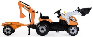 Smoby Traktor koparka na pedały MAX - Jeździki dla dzieci - miniaturka - grafika 3