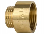 Rury - Redukcja Mosiężna Odwrotna 3/4' Gw x 1/2' Gz - miniaturka - grafika 1