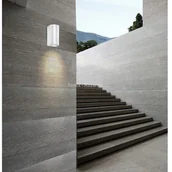 Lampy ścienne - Azzardo Kinkiet zewnętrzny RIMINI 2 biały MAX-1172-WH - miniaturka - grafika 1