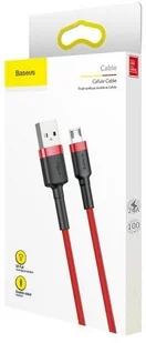 Kabel USB Baseus cafule CAMKLF-B09 USB Micro USB 1m kolor czerwony - Kable komputerowe i do monitorów - miniaturka - grafika 12