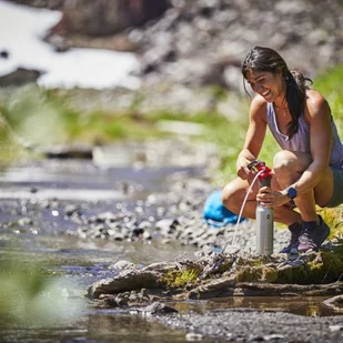 Hydro Flask Butelka termiczna 710 ml Lightweight Wide Mouth Trail Series Hydro Flask - obsidian LW24LW080 - Butelki termiczne - miniaturka - grafika 4