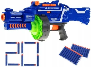 Hasbro Blaze Wyrzutnia Karabin Automat na naboje piankowe - Zabawki militarne - miniaturka - grafika 2