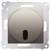 Wyłączniki światła i elektryczne - Kontakt Kontakt_Simon Łącznik zdalnie sterowany z przekaźnikiem (moduł) 8(2) A. 230V złoty mat Wymagana instalacja 3-przewodowa DWP10P.01/44 - miniaturka - grafika 1