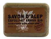Mydła - ALEPPO Soap Co Mydło Arganowe Organiczny Peeling Soap Co 100g ASFORM38 - miniaturka - grafika 1