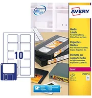 Dodatki do drukarek i skanerów - Avery multimediów na 8,89 cm płytach CD/DVD etykiety do drukarki Tusz do drukarki atramentowej 10 Pro arkuszy 70 X 52 MM 250 etykiet L7666-25 - miniaturka - grafika 1
