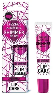 Flos-Lek Lip Care Shimmer do ust 10 g Metalic Pink - Balsamy do ust - miniaturka - grafika 2