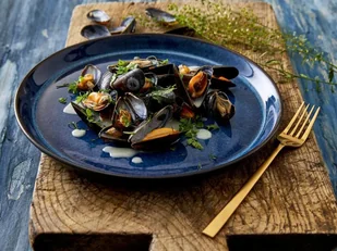 Bitz Bitz GASTRO Talerz Obiadowy 27 cm 6 Szt. Czarny - Środek Granatowy 821253 - Talerze - miniaturka - grafika 3