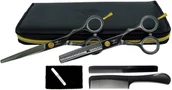 Nożyczki fryzjerskie - DEGAŻÓWKI 6,0 + NOŻYCZKI FRYZJERSKIE 6,0 BLAKOS ZNS-256 - miniaturka - grafika 1
