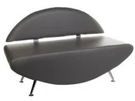 Inne meble biurowe - Beauty System Kanapa do poczekalni Carini BD-6710 szara BD-6710/GREY - miniaturka - grafika 1