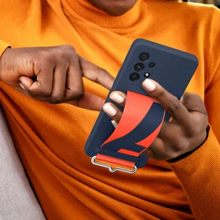 Samsung Oryginalne etui Silicone Cover Strap do Galaxy A53 5G Granatowe 13498X3 - Etui i futerały do telefonów - miniaturka - grafika 8