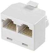 Złącza, przejściówki, adaptery - Rozgałęźnik RJ45 1M/2F 8p8c R3-8-1M2F-8p8c - miniaturka - grafika 1