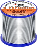 Akcesoria do lutowania - Cynel Cyna Spoiwo lutownicze 250g 2,5mm - miniaturka - grafika 1