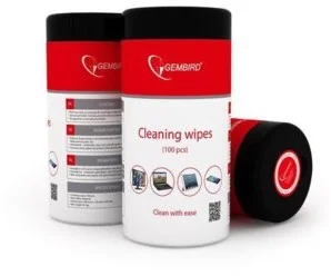 Gembird Chusteczki w tubie LCD/TFT (100SZT) CK-WW100-01 - Środki i akcesoria czyszczące do komputerów - miniaturka - grafika 2