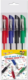 GIMBOO Długopis żelowy GIMBOO Classic, 0,5mm, 4 szt., zawieszka, mix kolorów 17025414-99 - Długopisy - miniaturka - grafika 2
