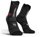 Skarpetki sportowe męskie - Compressport compress port Pro Racing Socks V3 Trail High Fluo Pink, T2 ST3T2SB - miniaturka - grafika 1