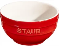 Miski i półmiski - Staub STAUB SERVING MISKA OKRĄGŁA 14 CM 0,7 L CZERWONY CERAMIKA 40511-812-0 - miniaturka - grafika 1