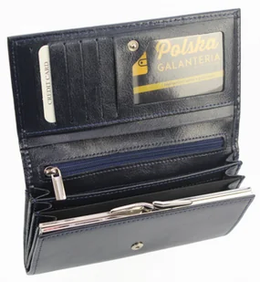 Z.Ricardo (PL) Portfel Damski (PL) Długi Z Klapką I Klamrą Wewnątrz Skóra Naturalna Licowa ZR036 - Portfele - miniaturka - grafika 14