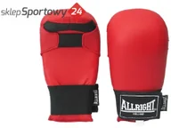 Rękawice bokserskie - Allright RĘKAWICE DO KARATE PU CZERW ROZM M SW02534 - miniaturka - grafika 1