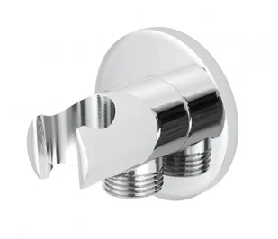 Deante CASCADA chrom Uchwyt na słuchawkę / przyłącze węża okrągłe NAC 051K - Akcesoria łazienkowe - miniaturka - grafika 3