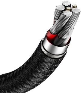 Baseus Cafule Metal Data kabel USB - USB Typ C 66W Quick Charge 1m czarny (CAKF000101) - Kable USB - miniaturka - grafika 8