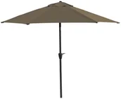 Parasole ogrodowe - Parasol ogrodowy śr. 300 cm brązowy HAVANA - miniaturka - grafika 1