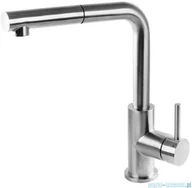 Baterie kuchenne - Omnires Albany bateria kuchenna z wyciąganą wylewką stal nierdzewna AB1455IN | - miniaturka - grafika 1