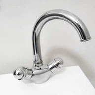 Kubki na szczoteczki do zębów - Fackelmann Bateria umywalkowa dwuuchwytowa, chromowana Imperia 86200 Ekspozycja 86200 - miniaturka - grafika 1