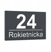 Numery na dom - Podświetlany numer domu Kml Led 30x20 Antracyt - miniaturka - grafika 1