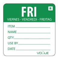 Opakowania gastronomiczne - Vogue Naklejka piątek usuwalna | 500 szt. L070 - miniaturka - grafika 1