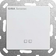 Czujniki ruchu i zmierzchu - Gira Czujnik bewegugn Sensotec Up ST55 RW z pilotem zdalnego sterowania, błyszczący, 236603 - miniaturka - grafika 1