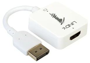 Lindy Adapter AV Converter HDMI to DisplayPort 4K 3840x2160 HDMI 2160p30 and DVI 1920x1200 DP 1.2a compatible 38146 - Adaptery i przejściówki - miniaturka - grafika 2
