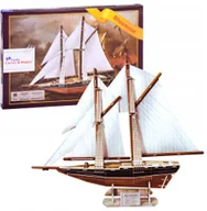 Puzzle - Puzzle 3D statek żaglowiec Bluenose 80 ele ZA2906 - miniaturka - grafika 1